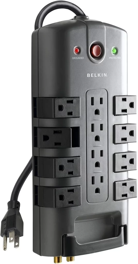 Belkin 12-Outlet Pivot-Plug Power Strip - The Best Surge Protectors for Home Theaters