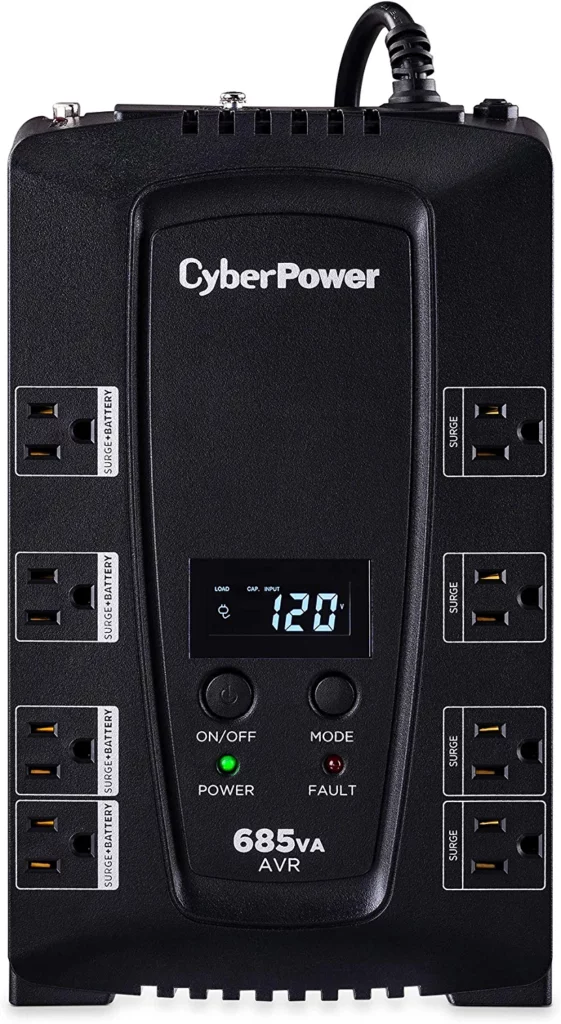 CyberPower CP685AVR LCD UPS - The Best Surge Protectors for Home Theaters