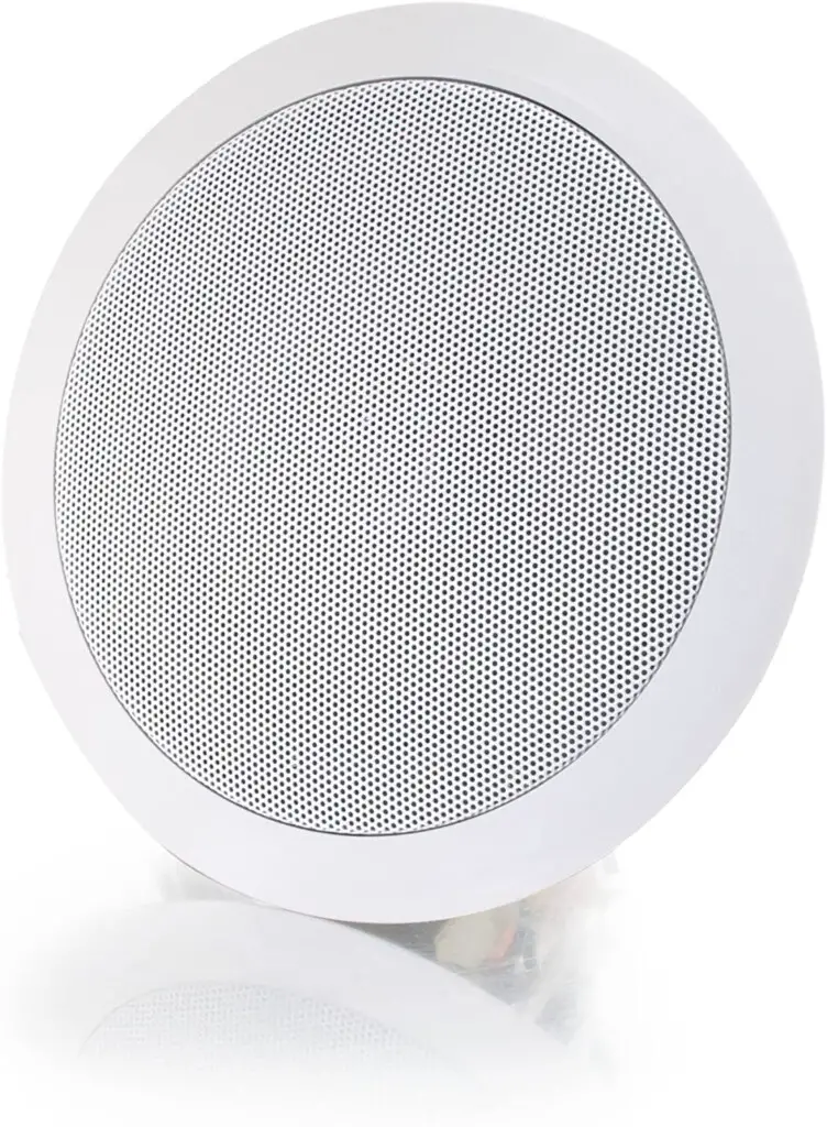
C2G 39904 6 Inch Ceiling Speaker (8 Ohm) - In-Ceiling Speaker Size