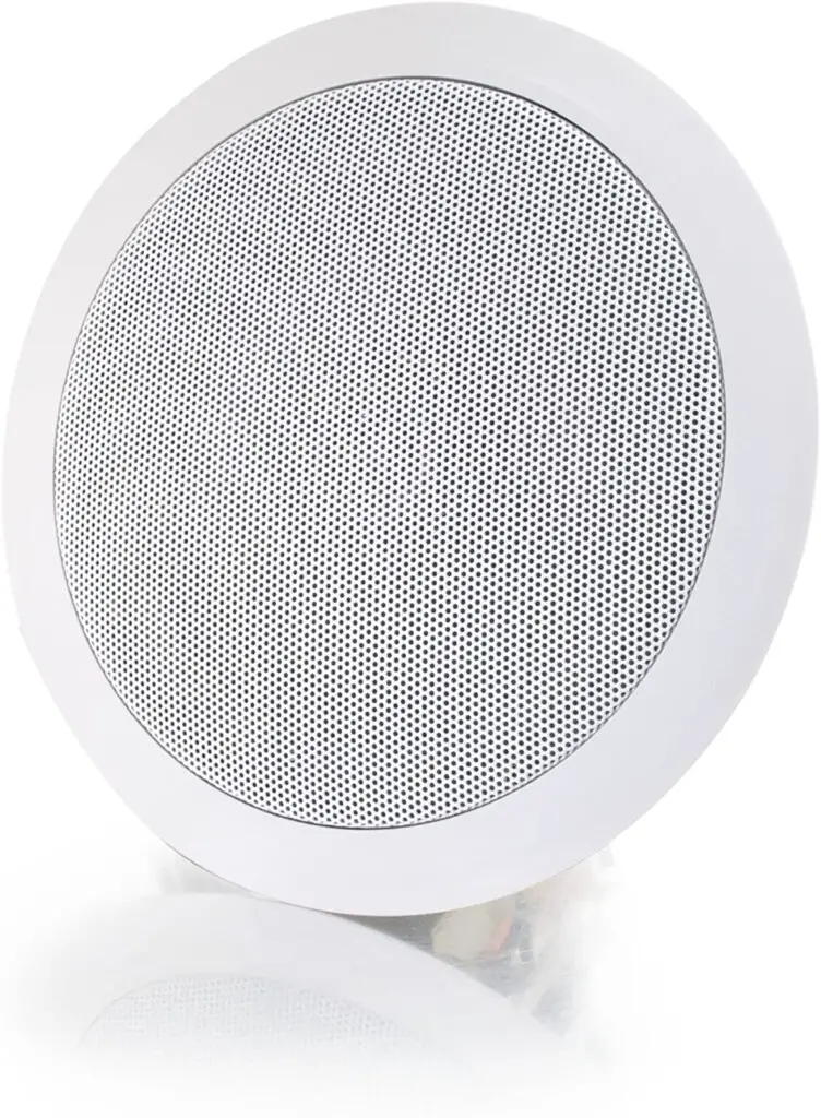 C2G 39904 6 Inch Ceiling Speaker (8 Ohm) - In-Ceiling Speaker Size