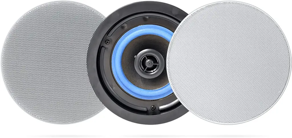 Herdio 4 Inches Flush Mount 2 Way Full Range in Wall Ceiling Speakers