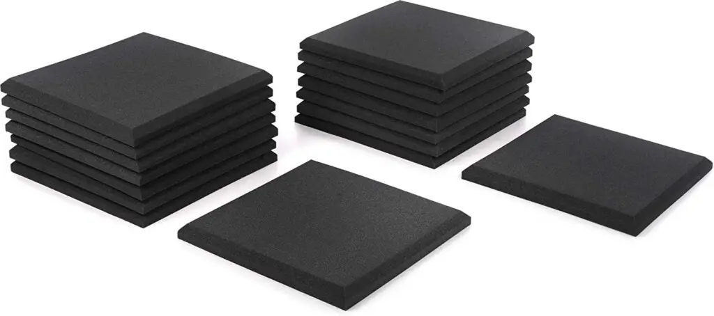 Auralex SonoFlat Panels - 2 Feet X 2 Feet 16-Pack - Charcoal