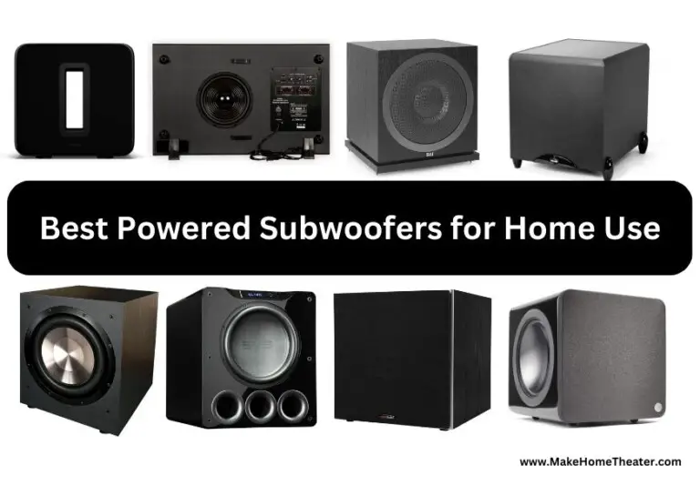 What Are The Best Powered Subwoofers for Home Use?