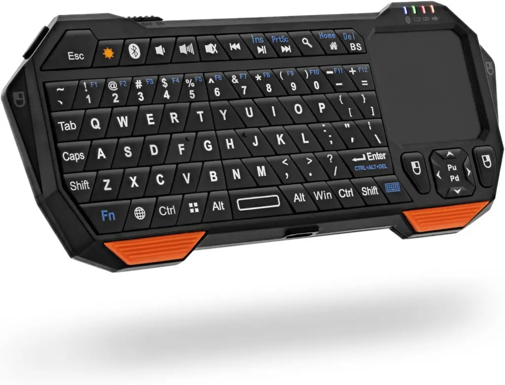 Fosmon Mini Bluetooth Keyboard (QWERTY Keypad) - connect a keyboard to a smart TV