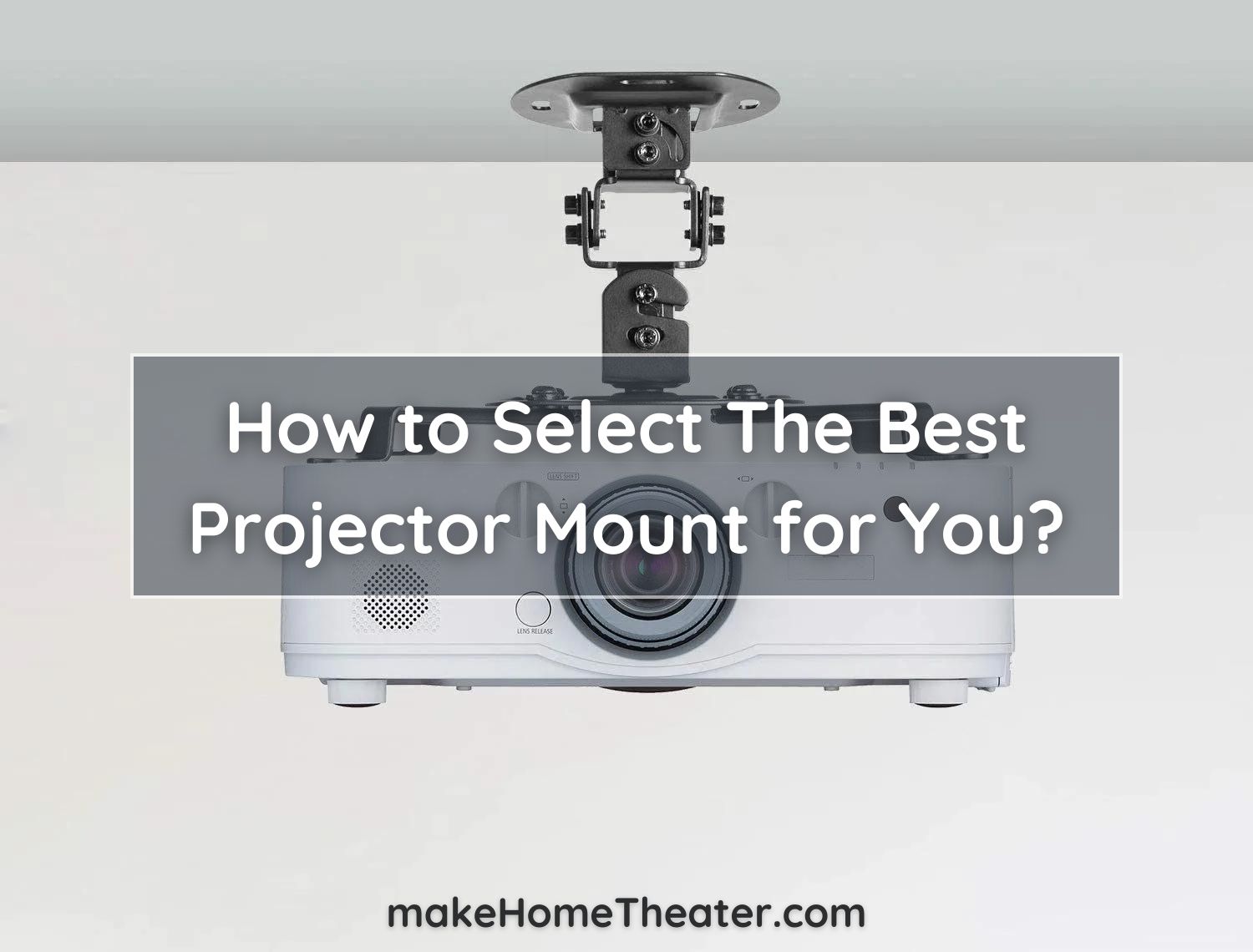 How to Select The Best Projector Mount for You?