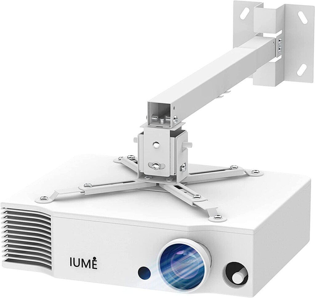 IMUE Combination Universal Ceiling/Wall Mountable Projector Mount (33lb capacity) - The Best Projector Mounts on the Market