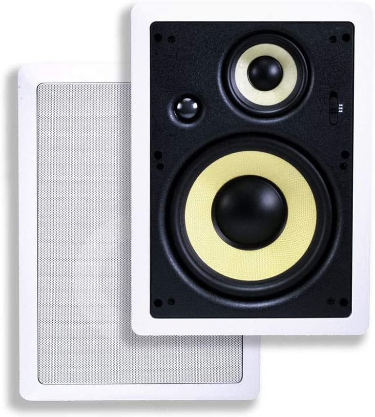 Monoprice 3-Way Fiber In-Wall Speakers - 8 Inch