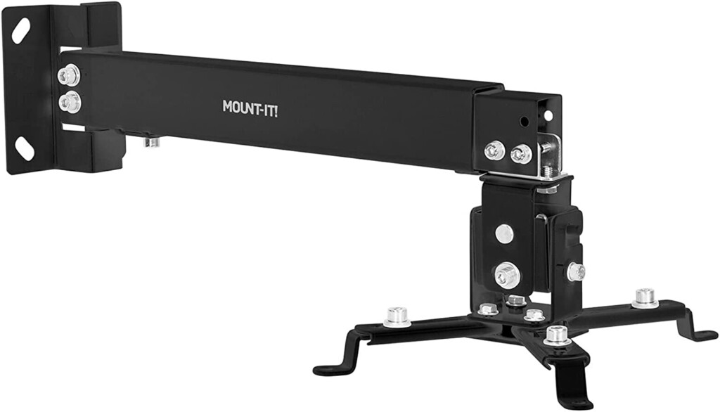 Mount-It! Combination Universal Ceiling/Wall Mountable Projector Mount (44lb capacity) - The Best Projector Mounts on the Market