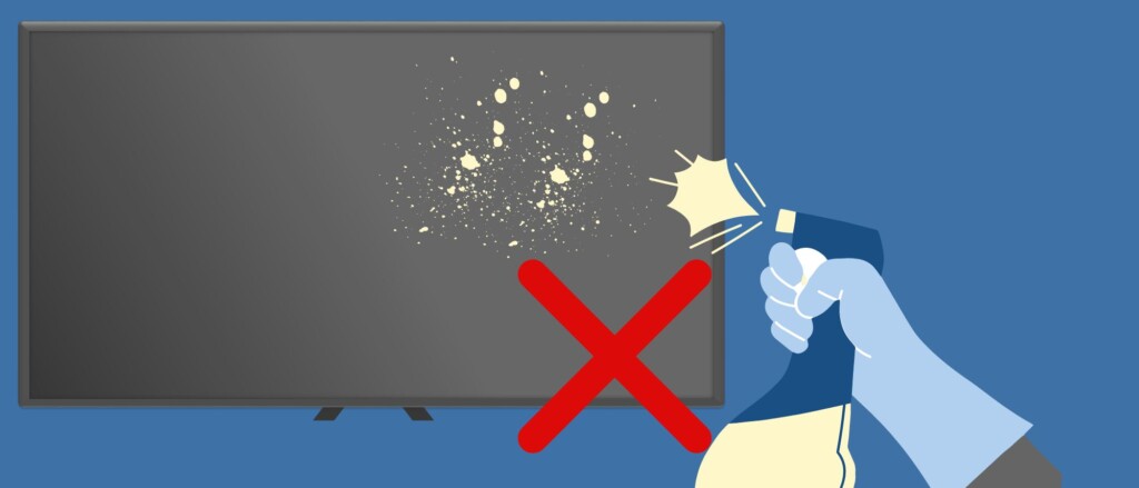 Things To Avoid when cleaning a tv - How To Clean A TV screen - What to do and what to avoid