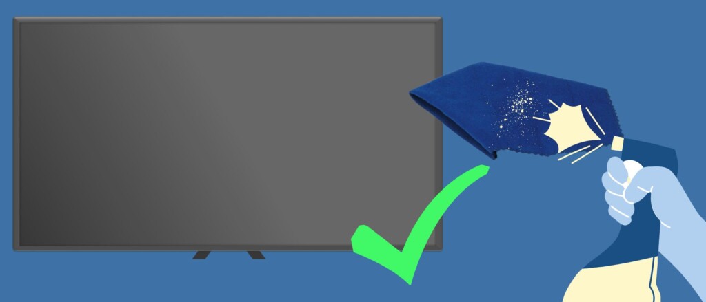 Things To Do when cleaning a tv - How To Clean A TV screen - What to do and what to avoid