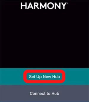 4) Initial Configuration of the Harmony Hub